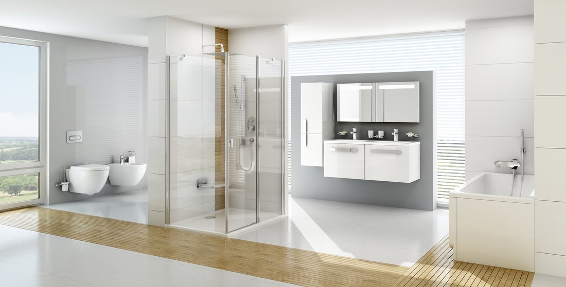 A fürdőszoba zónásításával hangulatos és praktikus környezetet alakíthatsz ki a szaniterekkel.